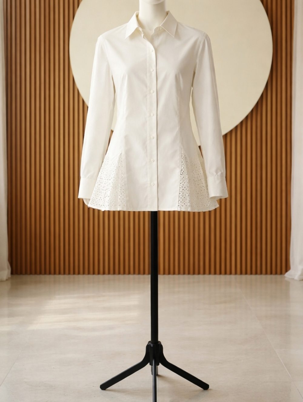 Saks Fifth Avenue White Button Down